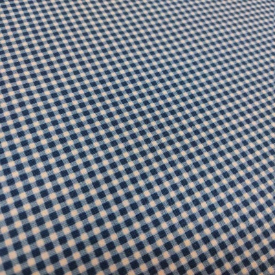 Tecido INDIGO xadrez AZUL T1331