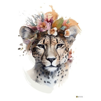 Papel Transfer Pro - Tigre florido   20x28cm  13153