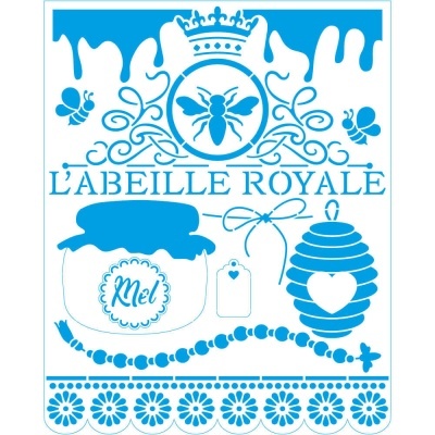Stencil - Coleção Doces Momentos - L’abeille Royale STR-266