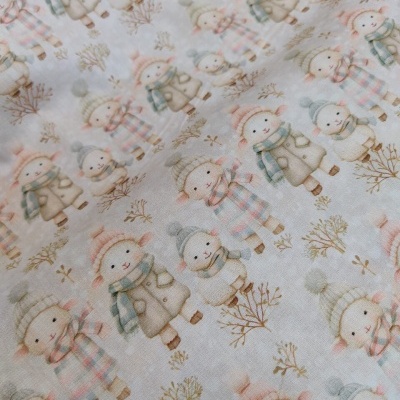 Tecido Fabricart digital "ovelhas adoráveis" 01 D990