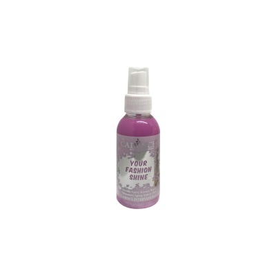 TINTA PEROLADA P/TECIDO EM SPRAY CADENCE "YOUR FASHION SHINE" 100ML FS1103 rosa