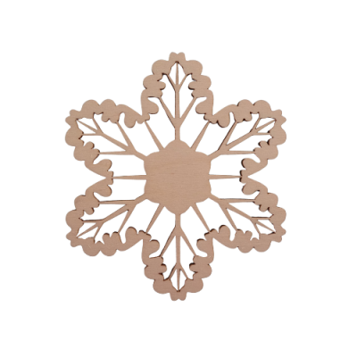 Base de copo Floco de neve mod.1 98434.1