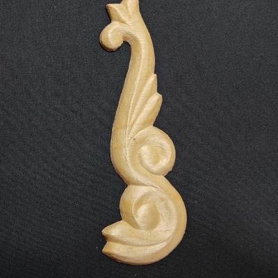 Aplicação madeira 14x4,5cm Direita 770002