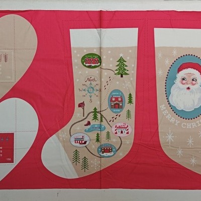 TECIDO LEWIS & IRENE BOTA NATAL C22