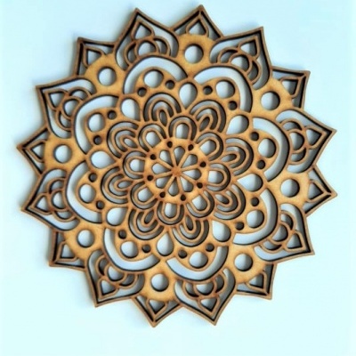 MANDALA MDF 15X15CM E-3003 04