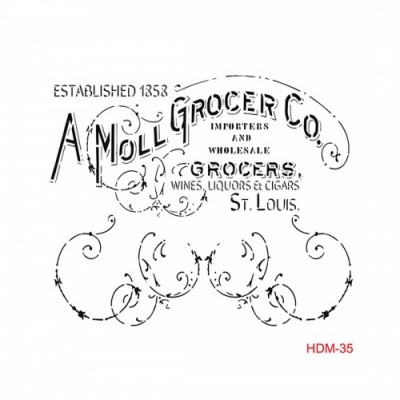 STENCIL CADENCE 25x25CM HDM35