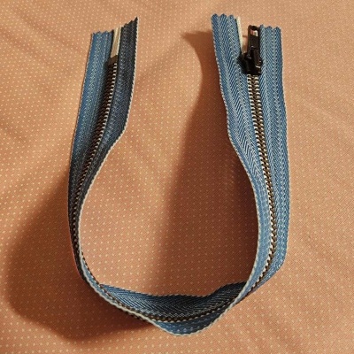 FECHO METAL OURO VELHO S/D GANGA 35CM 901135