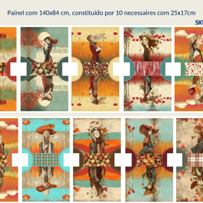 Painel "Outono é Belo" c/140x84cm 2900 437