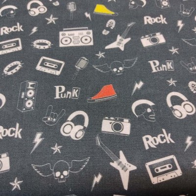 Tecido Música Punk / Rock 62718