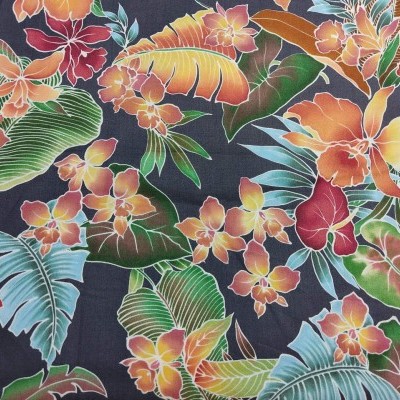 TECIDO ROBERT KAUFMAN FLORES B14 13911