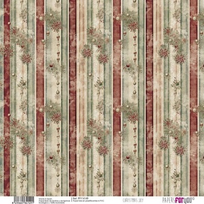 PAPEL SCRAP 30.5X31.8CM CHRISTMAS JOY PFY-14149 Ref. 340784