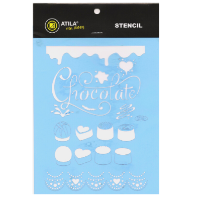 Stencil 15x20cm Chocolate 80598