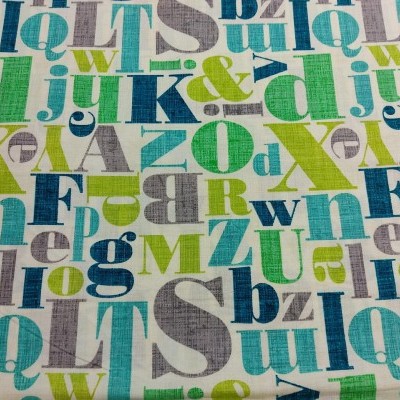 TECIDO MICHAEL MILLER LETRAS N21 6125