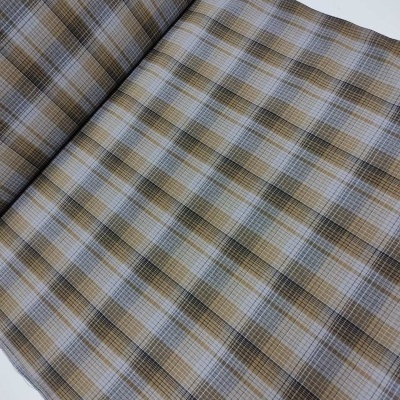 Tecido "One Sister" xadrez  verde e cinza HG33873