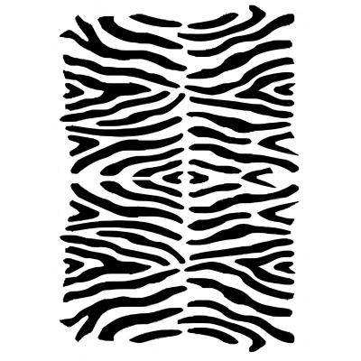 Stencil ANIMAL PRINT ZEBRA 21x30 CADENCE AS506