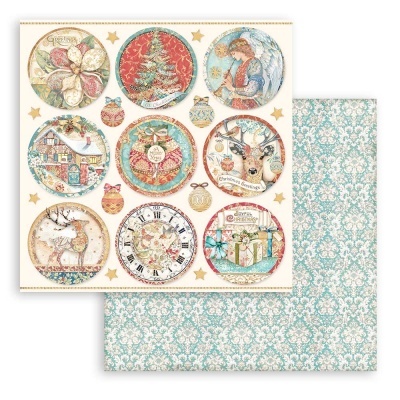 Bloco Scrapbooking 10 folhas 30,5x30,5 (12"x12") - Christmas Greetings  SBBL137