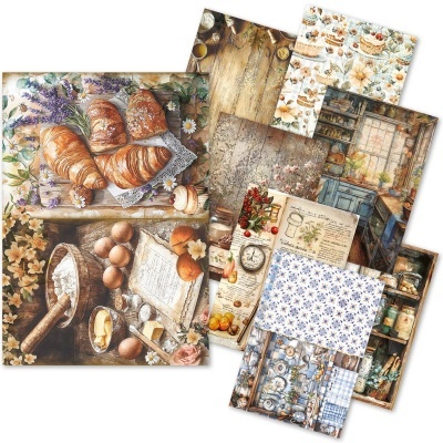 Conjunto 8 papeis de arroz Ciao Bella CBRS 014