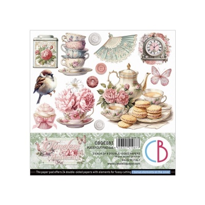Bloco scrapbooking Ciao Bella 6"x6" (15x15cm) "Timeless Moments"  CBQE 083