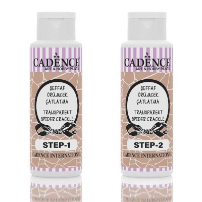 Transparent Spider Crackle TRANSPARENT 70+70ml   SCT3016
