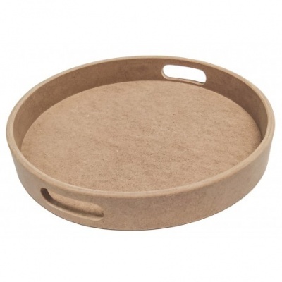 Bandeja MDF redonda 33x33x5cm 650085