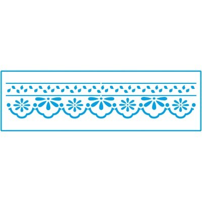 STENCIL LITOARTE 8,4x28,5cm STE-281