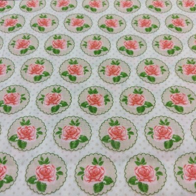 TECIDO FABRICART "Shabby Chic" Bege 4915