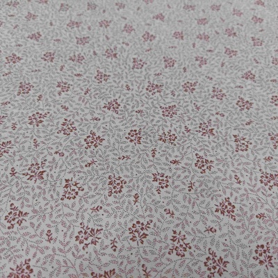 Tecido "Flower coordinate" Cru/Bordeaux B6131Z 1-2 T1092