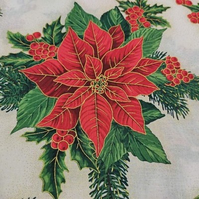 Tecido RK Hiliday Flourish 19257