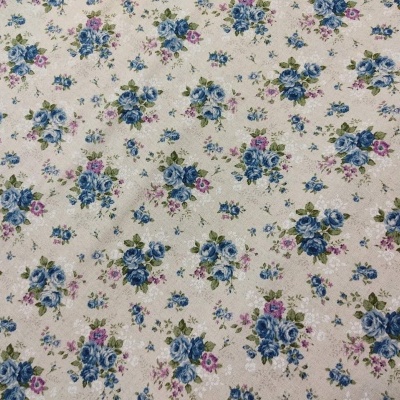 Tecido Quilt Gate "Old Rose" 41801-1B Rosa azul