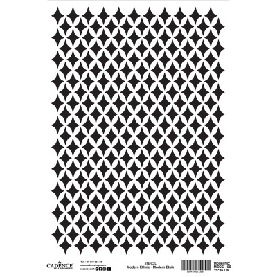 Stencil MODERN ETHNIC 25x36 cm  CADENCE  MECS08