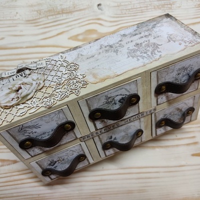 MOVEL 6 gavetas 28x10,5x16cm 87850B