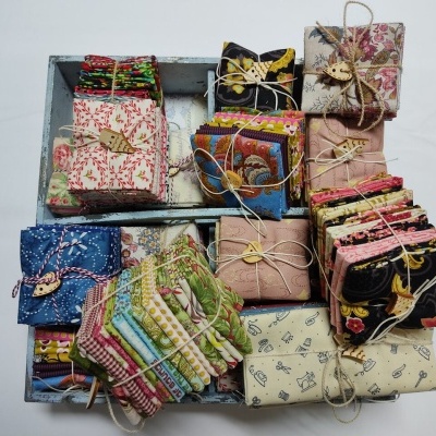 Conjunto de 6 tecidos ( 25 x 55cm ) 100% algodão 2401K