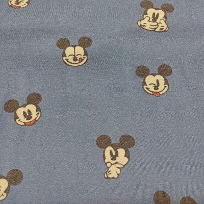 Tecido MICKEY azul ganga
