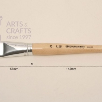 PINCEL LG Nº24 NATURAL ESPATULADO CABO CURTO 83127