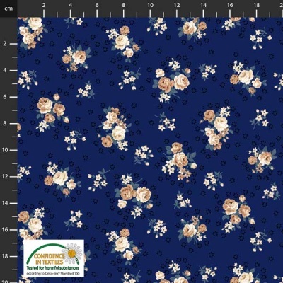 Tecido Stof "MOLLY ROSES" 4501 792 T1551