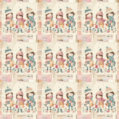 Tecido Fabricart digital "Fashionist" 02  D926