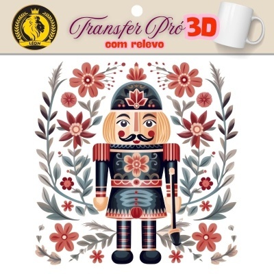 Papel Transfere 3D - Nutcracker +/-7cm 13309