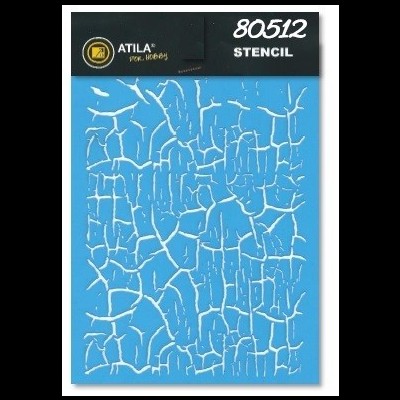 Stencil Craquelado pequeno 15x20cm 80512