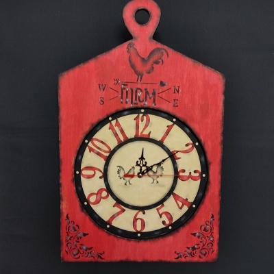 Suporte relógio madeira 55x35cm