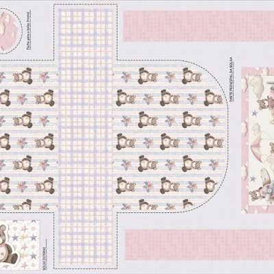 Painel Tecido F&F Voe Alto "menina"  VOE016