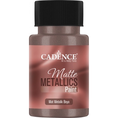 Tinta Metálica MATE 50ml Castanho CADENCE  MMB27