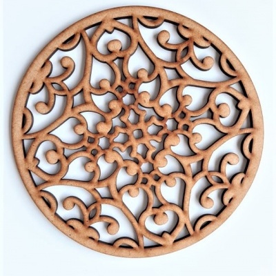 MANDALA MDF 15X15CM E-3002 03