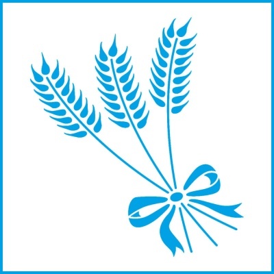 Stencil 10x10cm - Trigo Ref.: ST-X-263