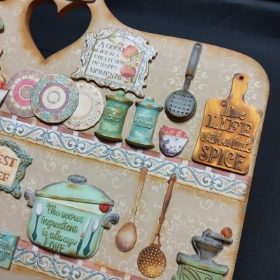 Prateleira madeira 50x43x8,5cm