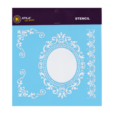 Stencil motivos Shabby 20x20cm 80625