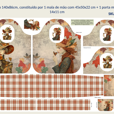 Painel "Outono é Belo" c/140x86cm 2900 439