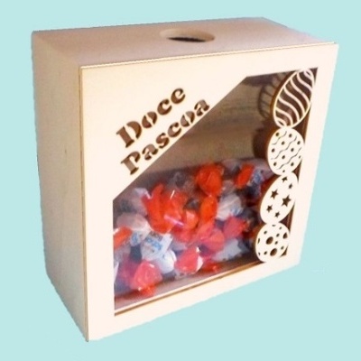 Mealheiro bombons  XL 17x17x8cm 2956