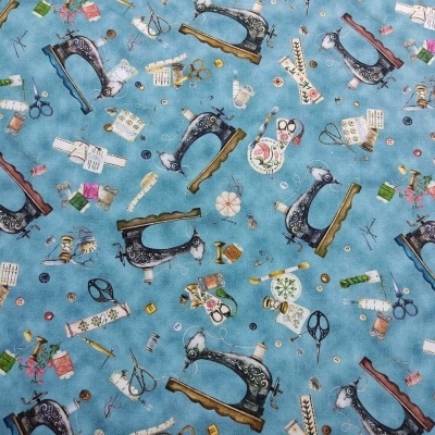 Tecido R.K. "Make it sew"  RK22702