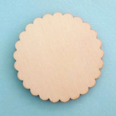 Base redonda ondulada 6cm 96090.6