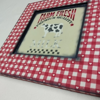 Moldura p/azuleijo em pinho aba 5cm (azuleijo de 15x15) 9105.15x15